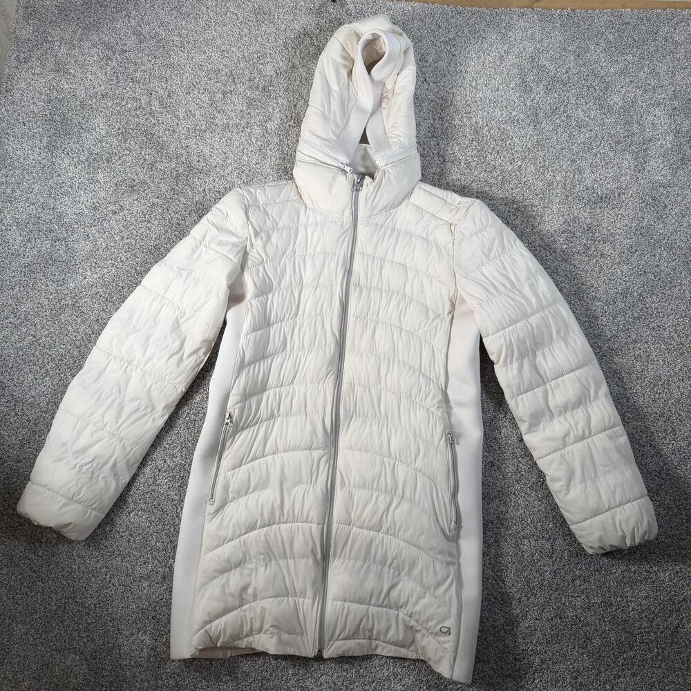GapFit Hooded Puffer Jacket S Athleisure Activewear Sporty Minimalist Outdoor